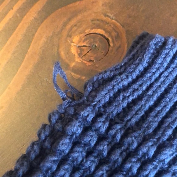 XL AMERICAN EAGLE Navy Blue V-Neck Jegging Sweater - Picture 6 of 8